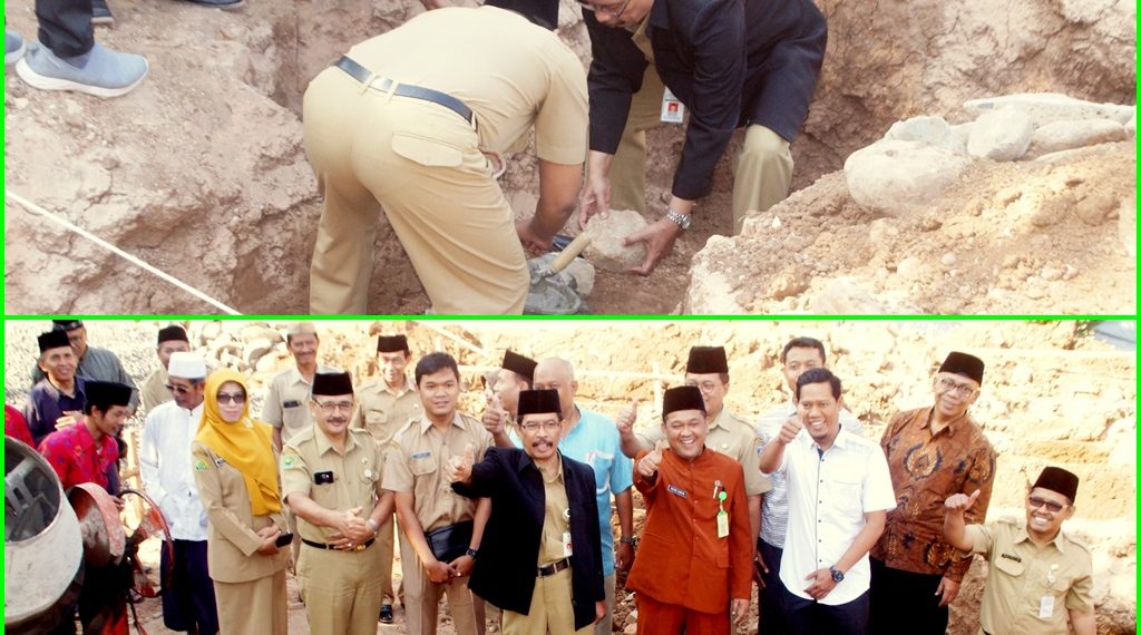 Peletakan Batu Pertama Pembangunan Gedung KUA dan Balai Nikah Kec. Jepara dan Mayong