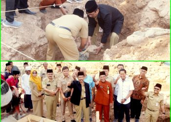 Peletakan Batu Pertama Pembangunan Gedung KUA dan Balai Nikah Kec. Jepara dan Mayong