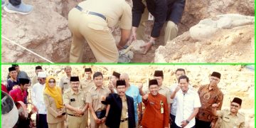 Peletakan Batu Pertama Pembangunan Gedung KUA dan Balai Nikah Kec. Jepara dan Mayong