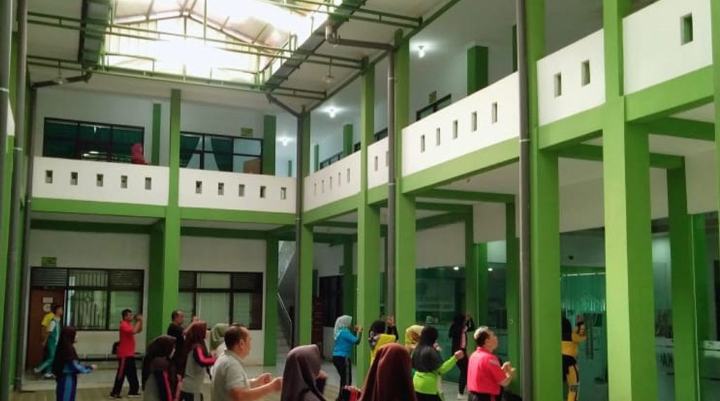 Program Berkelanjutan, Setiap Jumat Arifin Luangkan Waktu Olahraga Bersama Jajarannya