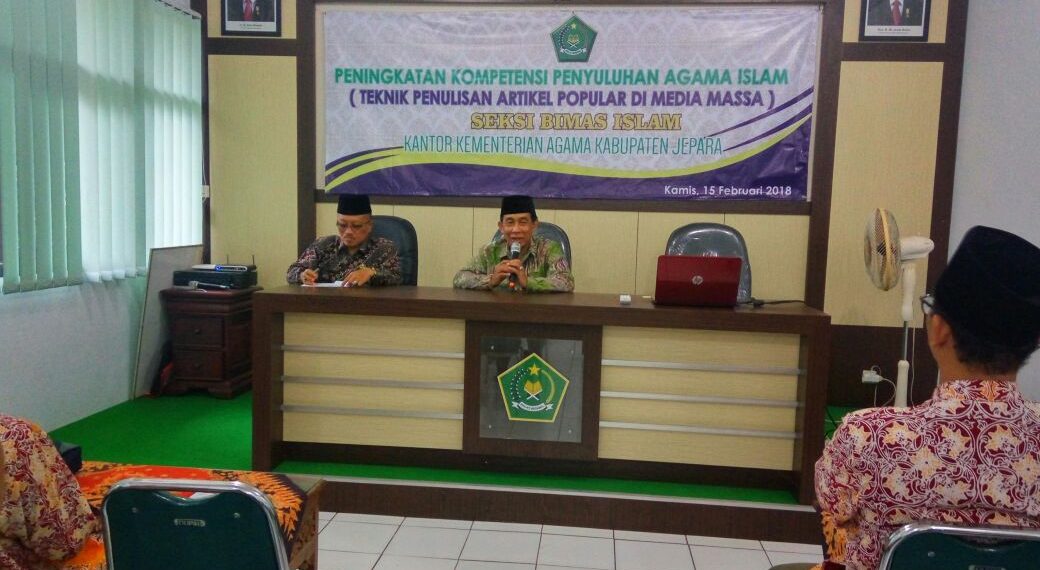 Seksi BIMAS Islam Kemenag Jepara Adakan RAKOR Peningkatan Kompetensi Penyuluh