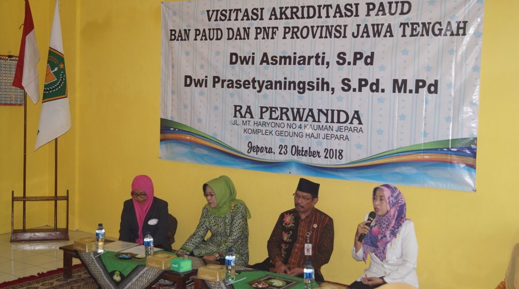 RA Perwanida Jepara Kedatangan Tim Asesor Visitasi Akreditasi