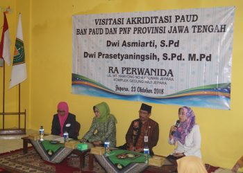 RA Perwanida Jepara Kedatangan Tim Asesor Visitasi Akreditasi