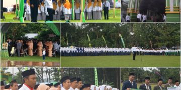 Diiringi Rintik Hujan, ASN Penuh Semangat Ikuti Upacara HAB ke-73 di Ujung Kota Jepara