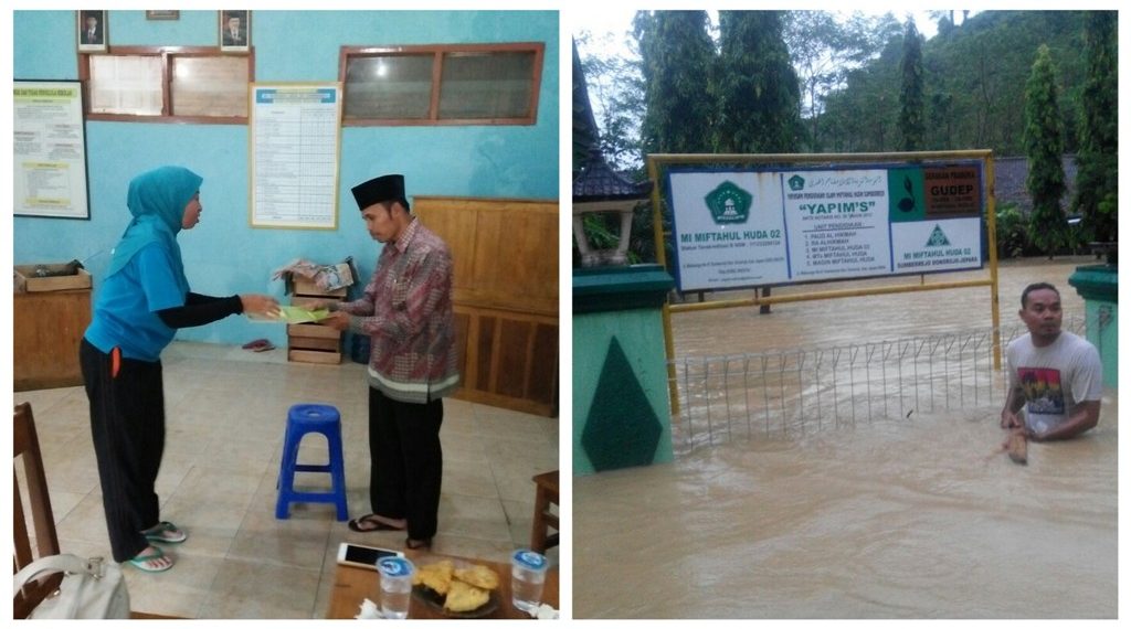Kemenag Jepara Peduli Madrasah Korban Banjir Sumberejo