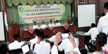 Kemenag Jepara Ikuti Rapat Evaluasi Anggaran Tahun 2019 Se-Eks Karisedenan Pati