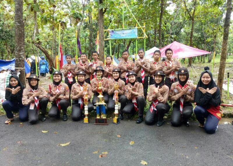 Pramuka MTsN Bawu Jepara Meraih Juara Umum Lomba LT3 se-Kabupaten Jepara.