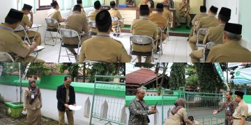 Disaksikan Irjen, Kemenag Jepara Bakar Kertas Soal Petugas Haji