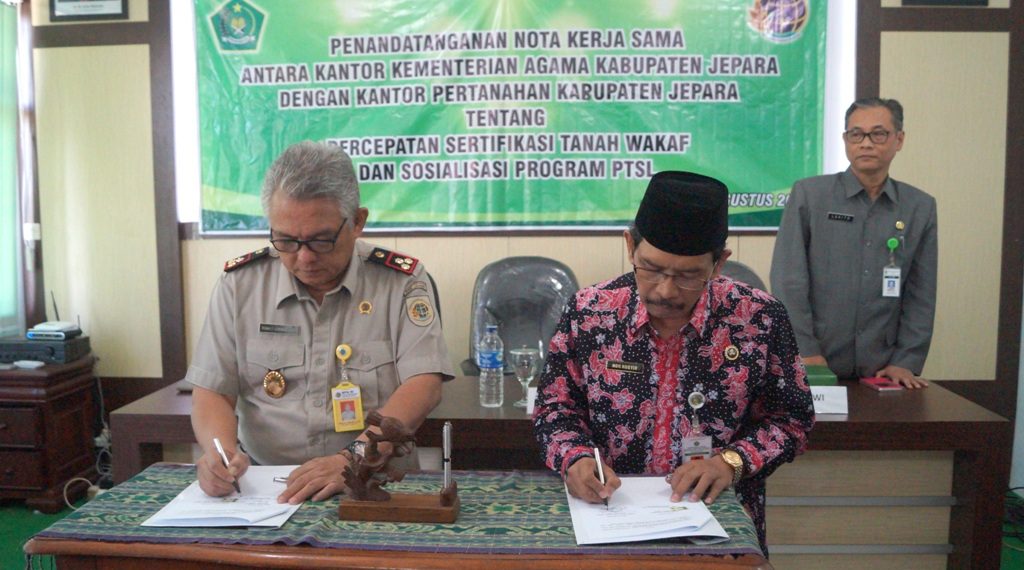 Kemenag Gandeng BPN Percepat Sertifikasi Tanah Wakaf