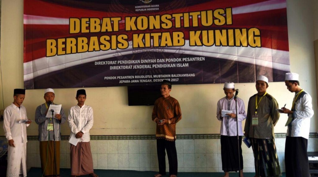 Melihat Santri Debat Konstitusi Berbasis Kitab Kuning di MQKN 2017