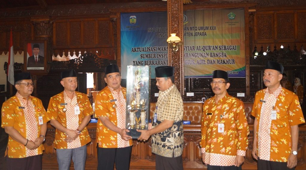 Kecamatan Kalinyamatan, Juara Umum MTQ Tingkat Kabupaten Jepara
