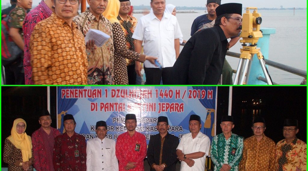 Rukyatul Hilal 1 Dzulhijjah 1440 H di Pantai Kartini Jepara Masih Nihil