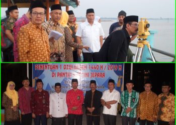 Rukyatul Hilal 1 Dzulhijjah 1440 H di Pantai Kartini Jepara Masih Nihil