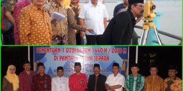 Rukyatul Hilal 1 Dzulhijjah 1440 H di Pantai Kartini Jepara Masih Nihil