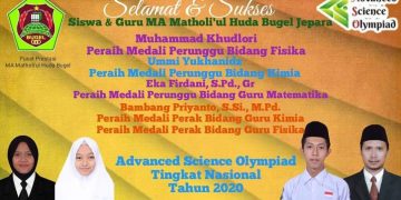 Guru dan Siswa Matholi' Ukir Prestasi Pada Olimpiade Sains Lanjutan Nasional