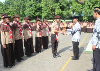 Pramuka MAN Bawu Jepara Raih Juara Umum Lomba Gebyar Prestasi Penegak 2017