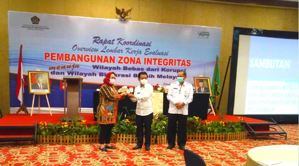 Rakor Pembangunan Zona Integritas menuju WBK dan WBBM