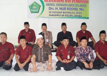 Silaturrahim dan Pembinaan Yayasan Matholiul Huda Jepara oleh Kakankemenag