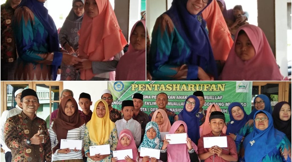 LGNOTA Kab. Jepara Peduli Anak-anak Muallaf, Berikan Bea Siswa