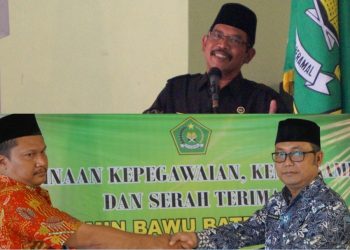 Pembinaan Kepegawaian, Kenal Sambut dan Serah Terima Jabatan Kepala MIN Bawu Jepara