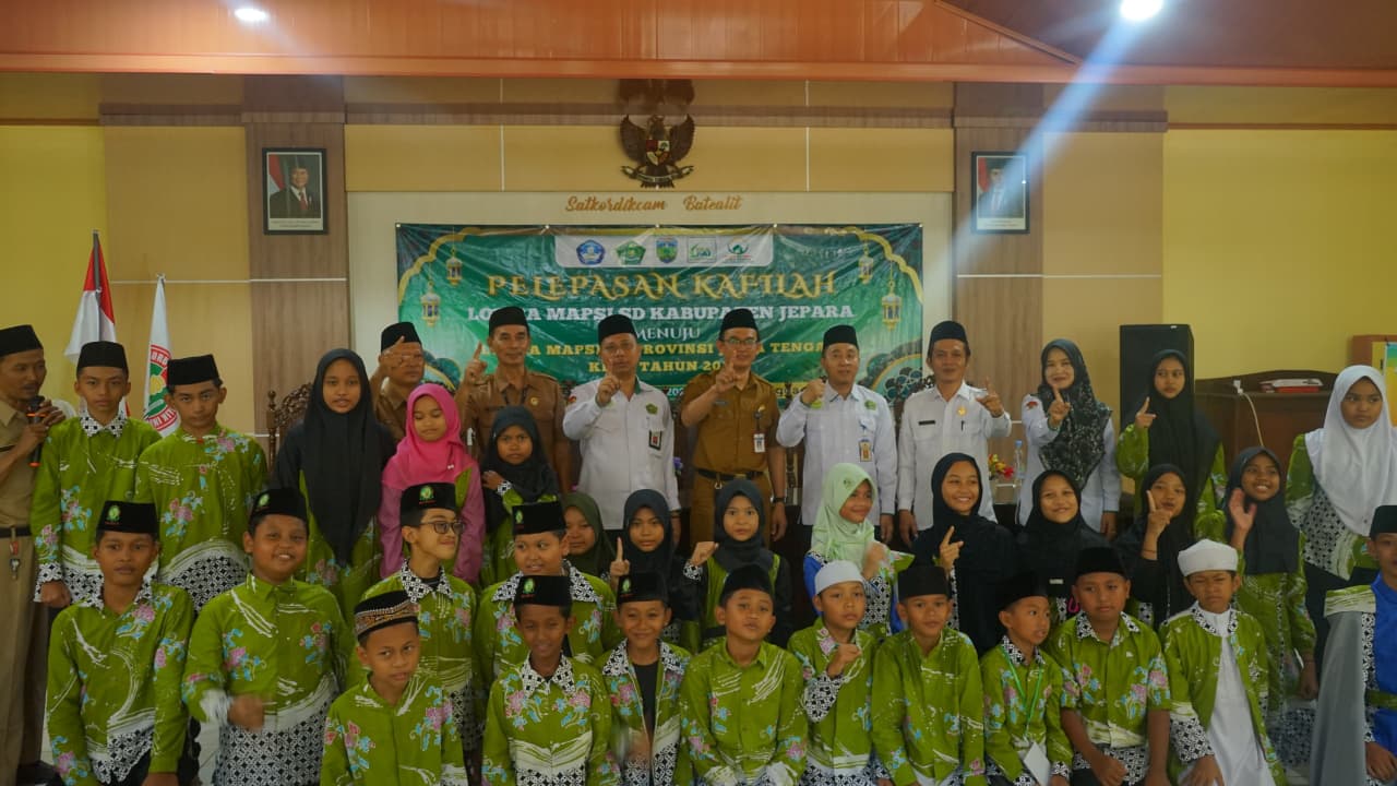 Kemenag Jepara Lepas Kafilah MAPSI SD Menuju Tingkat Provinsi Jawa Tengah