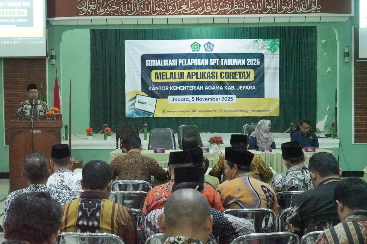 Dukung Kepatuhan ASN, Kemenag Jepara Gelar Sosialisasi SPT Tahunan Berbasis Coretax