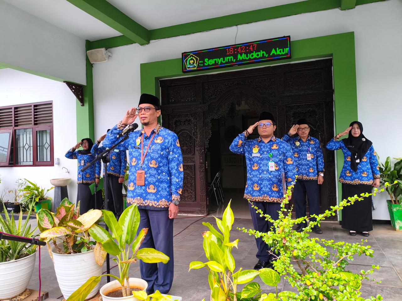 Bersatu Wujudkan Indonesia Maju, Kemenag Jepara Gelar Upacara HUT ke-54 KORPRI