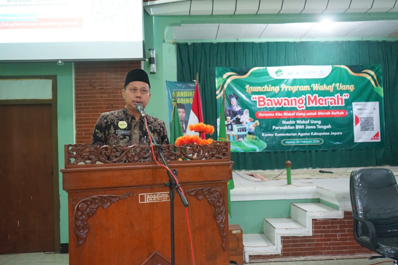Kankemenag Jepara Luncurkan Program Wakaf Uang “Bawang Merah” dalam Pembinaan ASN