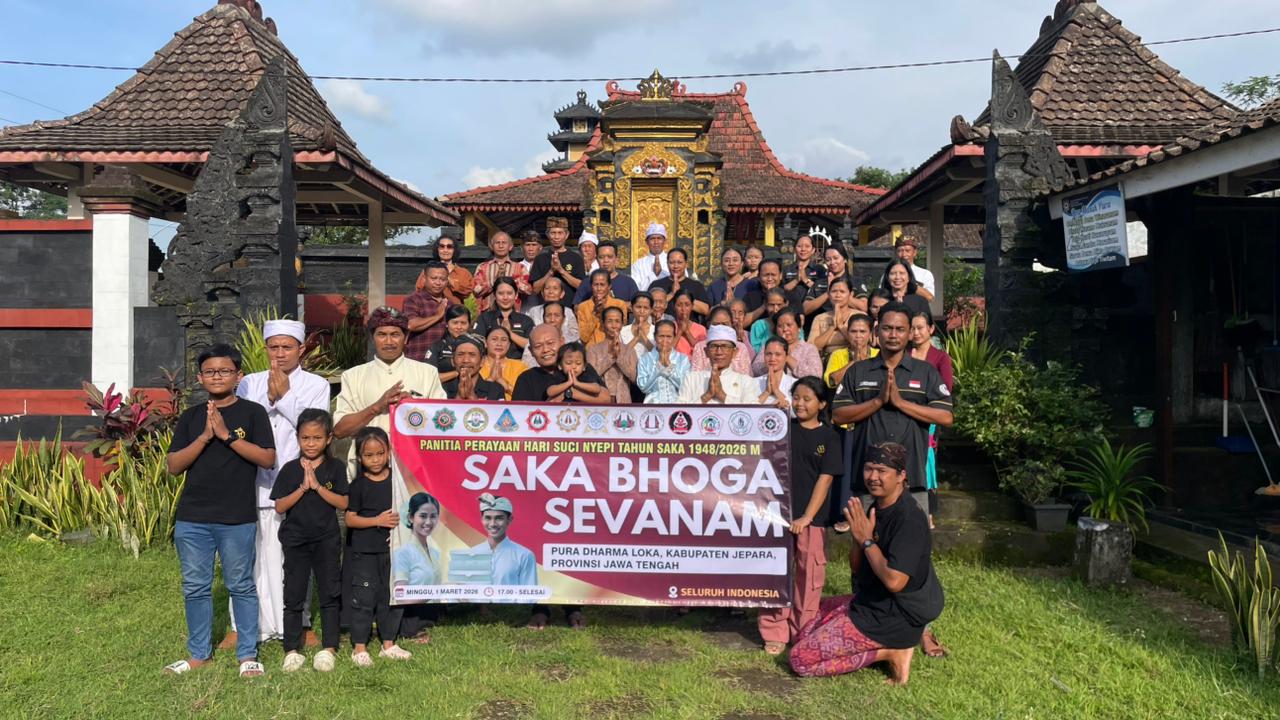 Sinergi Umat Hindu Jepara dalam Saka Bhoga Sevanam Sambut Nyepi 1948 Caka