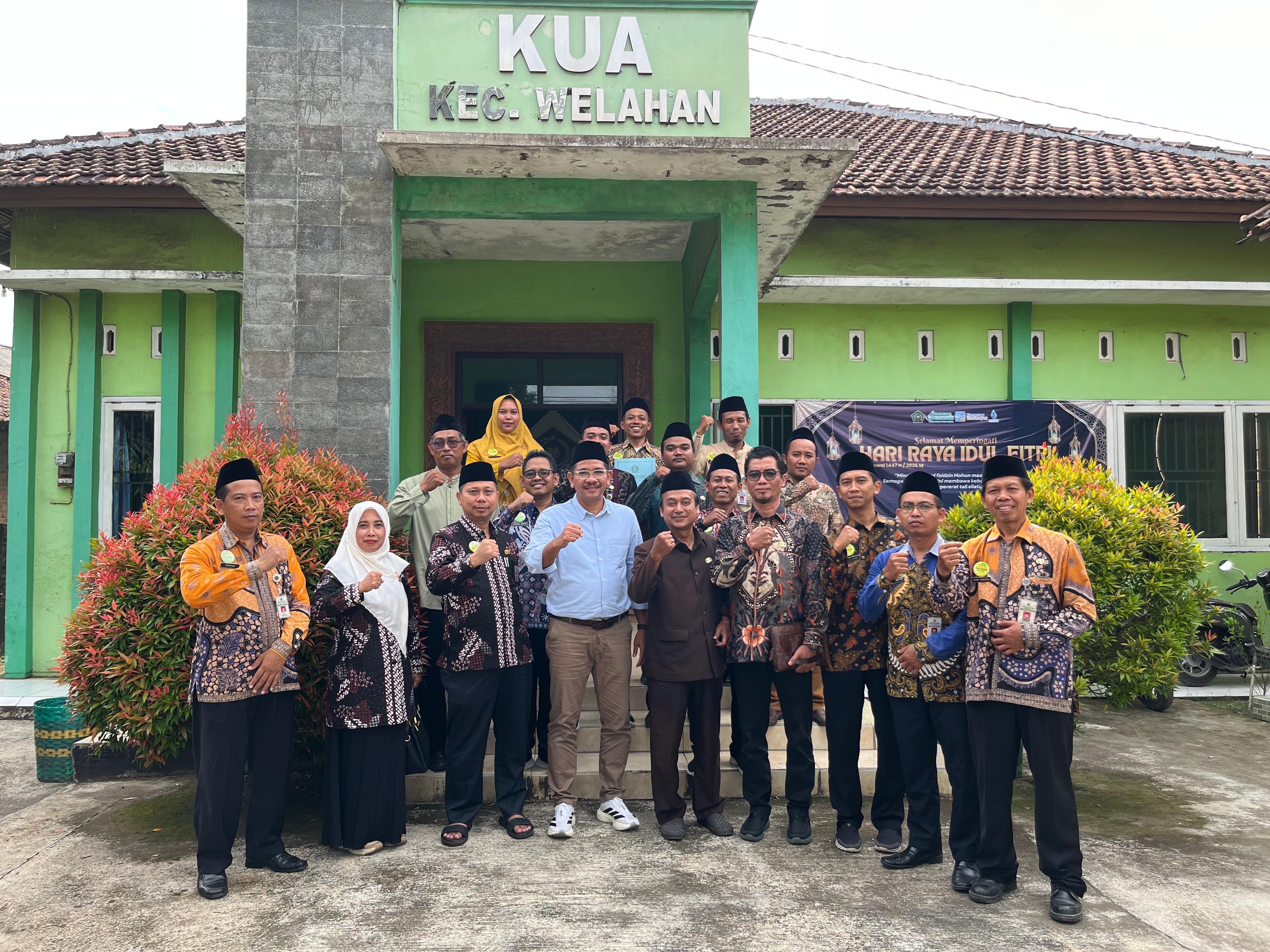 Dirjen Bimas Islam Kunjungi KUA Welahan, Dorong Penguatan Layanan dan Modernisasi KUA