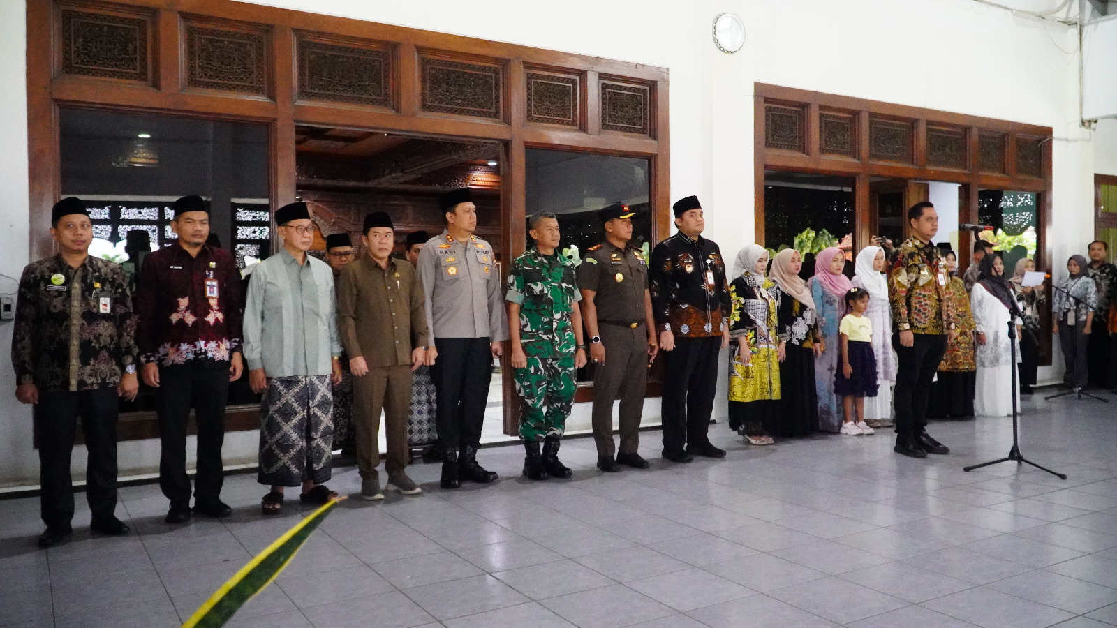 Sinergi Lintas Sektor, Kakankemenag Jepara Hadiri Apel dan Halalbihalal Bersama Forkopimda