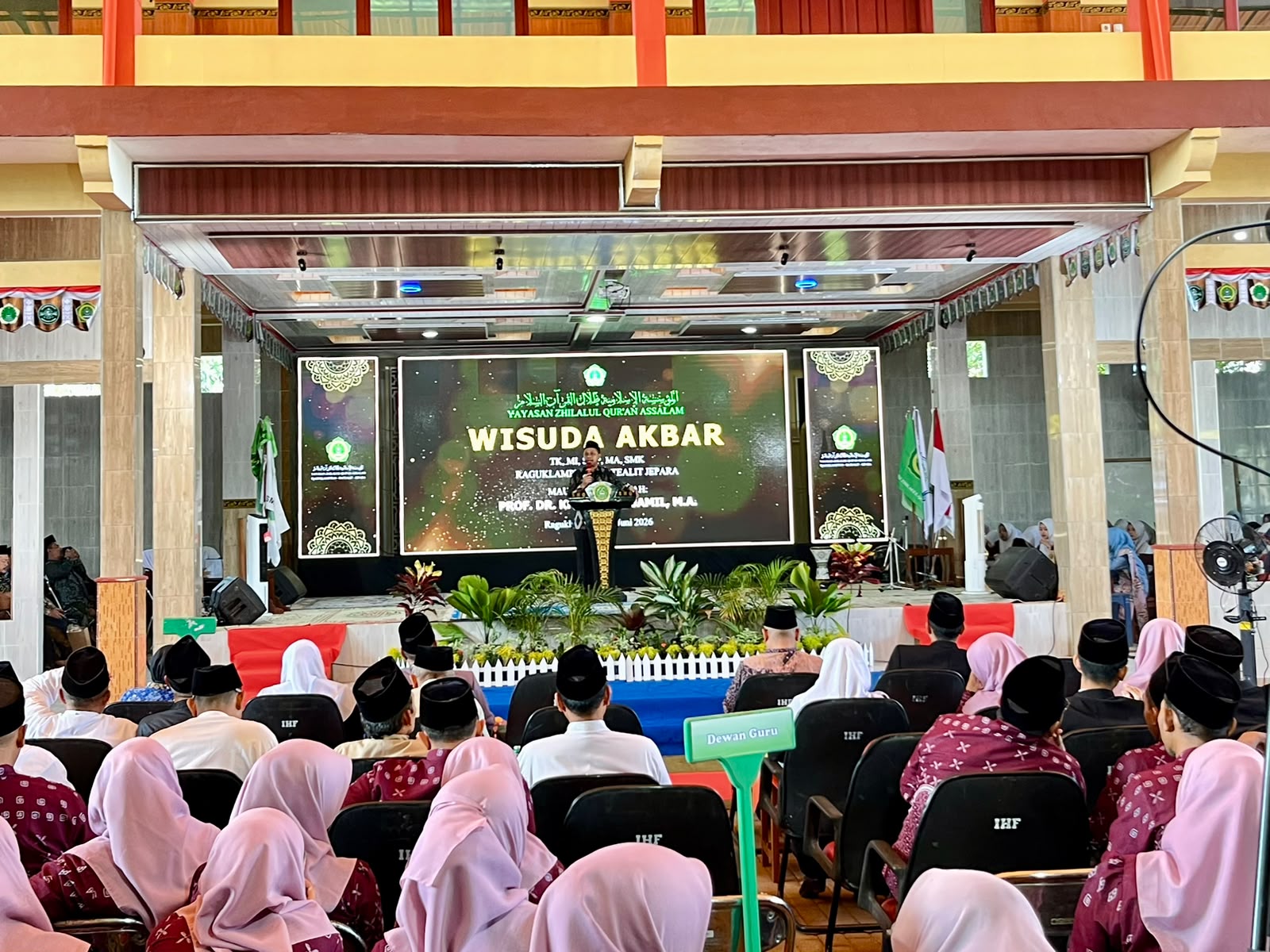 Kakankemenag Jepara Ajak Orang Tua Awasi Pengamalan Ilmu Anak pada Wisuda Akbar Zhilalul Qur’an