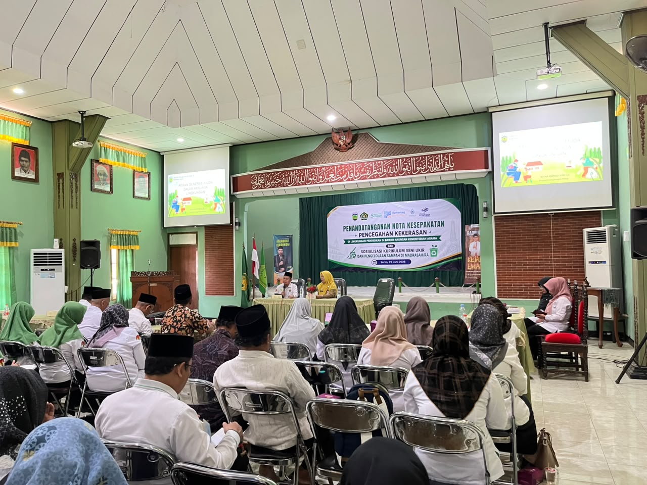 Kankemenag Kabupaten Jepara Gandeng DLH Jepara Perkuat Pengelolaan Sampah di Madrasah