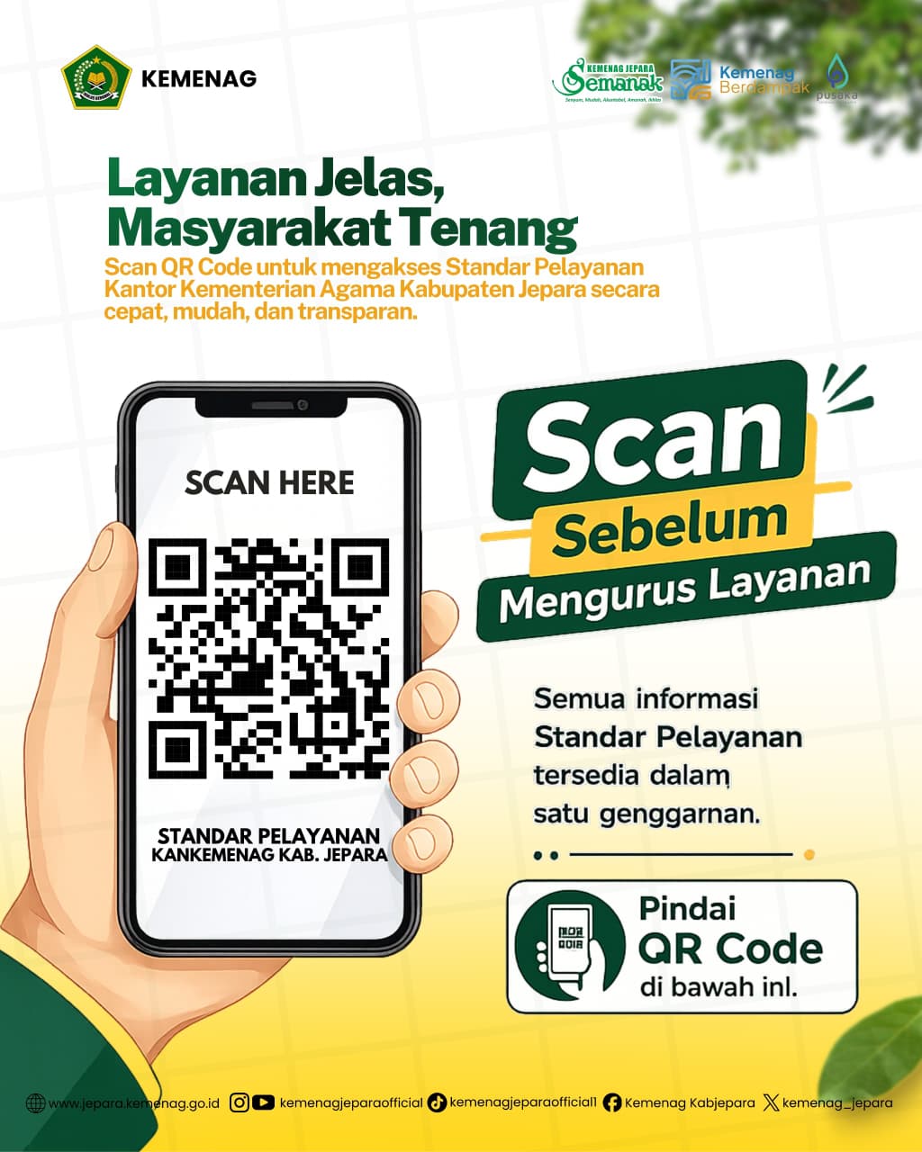 Standar Pelayanan Kantor Kemenag Kabupaten Jepara