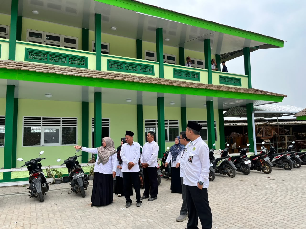 Monev PHTC, Kemenag Kabupaten Jepara Tinjau Rehab MTs Darul Ulum Srikandang