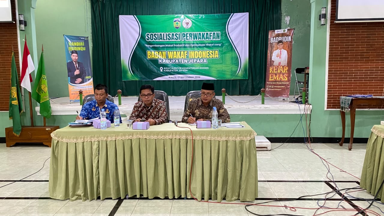BWI Jepara Tekankan Pentingnya Wakaf Produktif, Wakaf Uang, dan Legalitas Aset