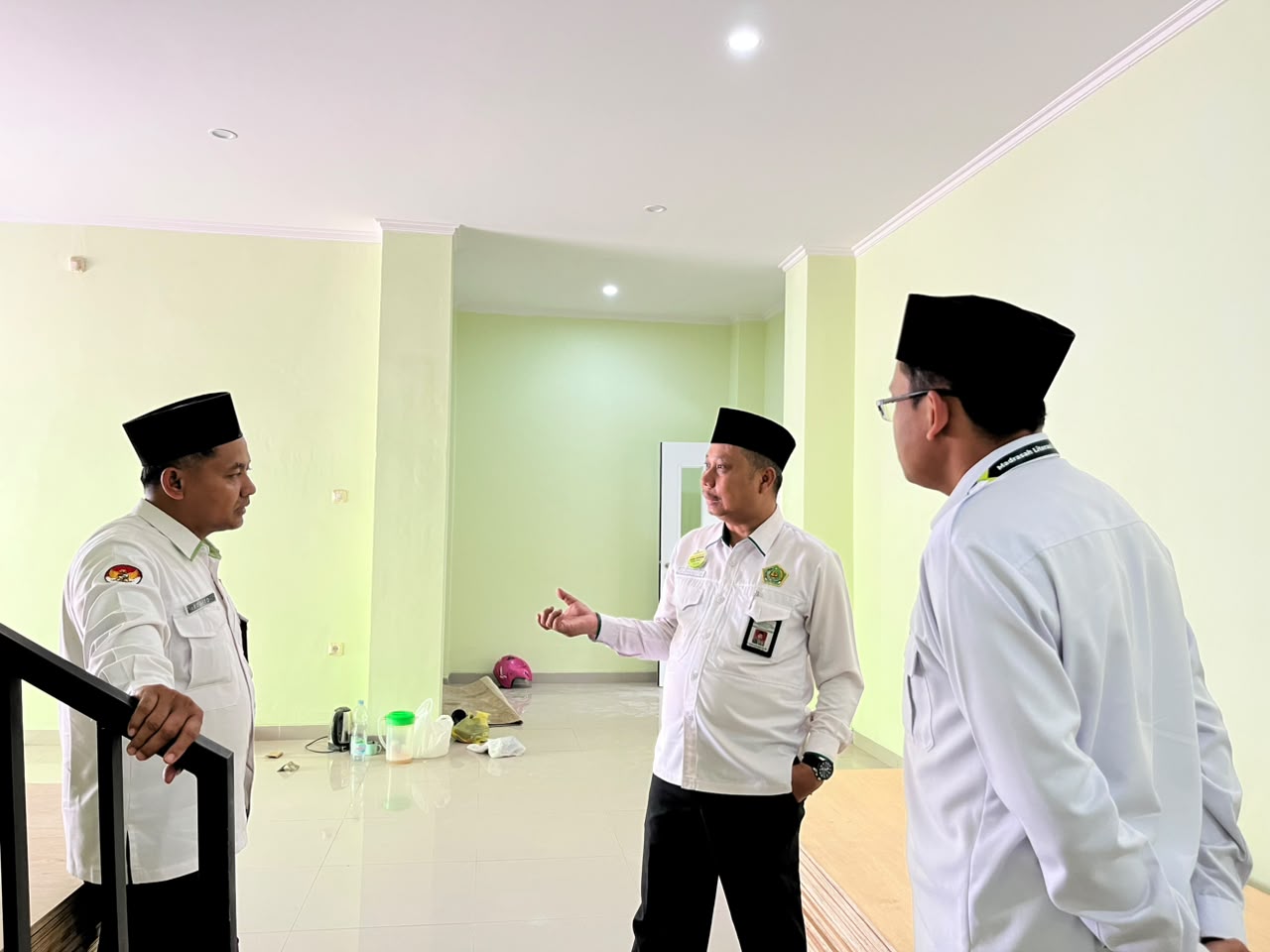Kankemenag Jepara Monev Pembangunan Gedung Perpustakaan dan Laboratorium Terpadu MTsN 1 Jepara
